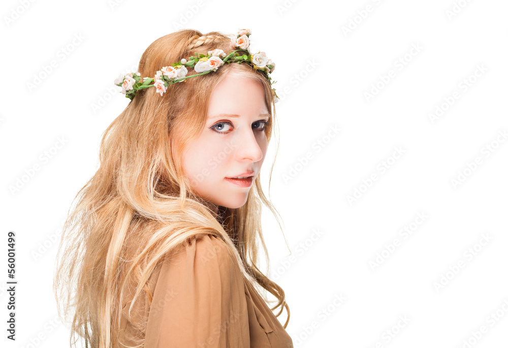 Naklejka premium portrait of blond woman