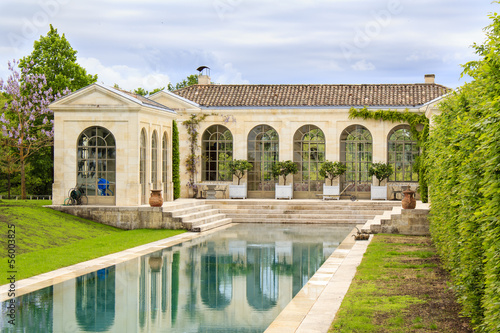 Luxury villa with swimming pull in Gironde, France © rrrainbow