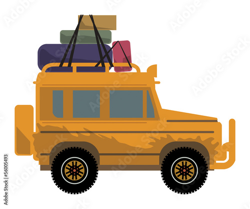 Off-road vehicle, vector illustration