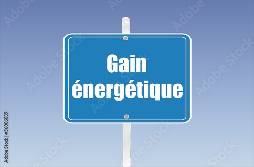 panneau gain énergétique