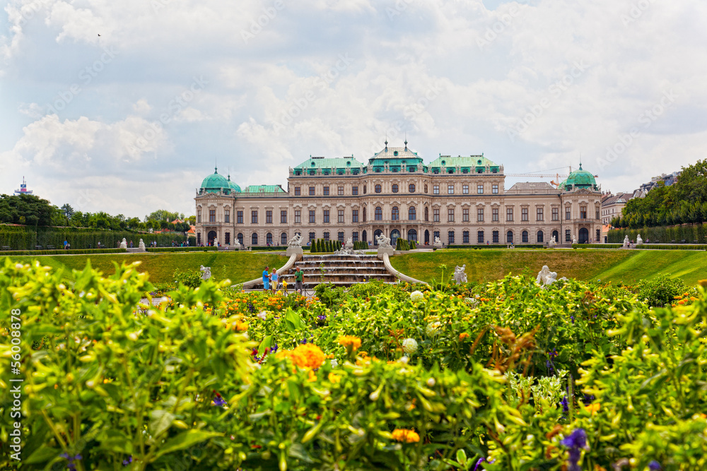 Belvedere a palace complex in Vienna in Baroque style