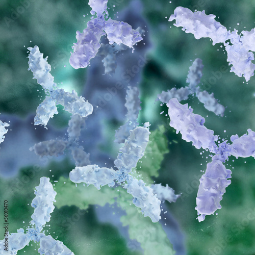 Antikörper - 3D Render