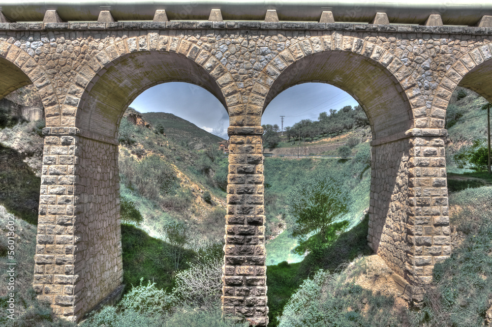 Naklejka premium Modern aqueduct