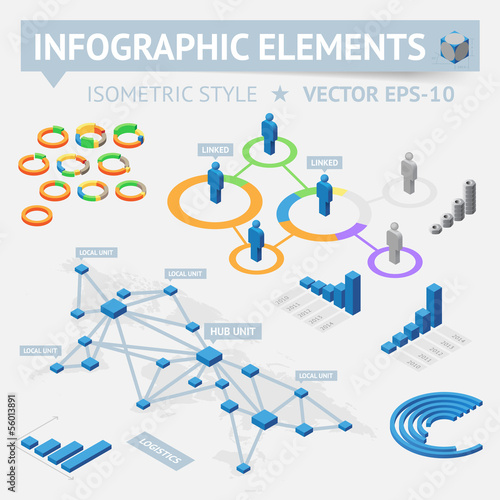 Infographic design elements