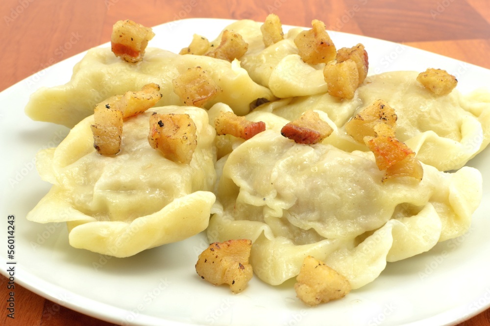 Dumplings with meat and cabbage Dumplings with meat and cabbage