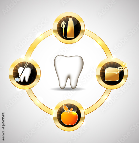 Healthy teeth care advices. Luxury dental care