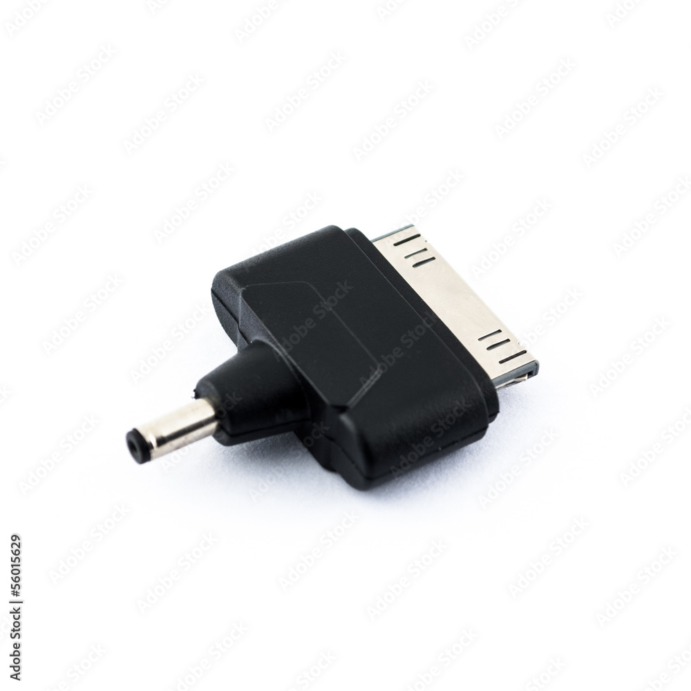 jack connector plug isolated on white background jack connector plug isolated on white background
