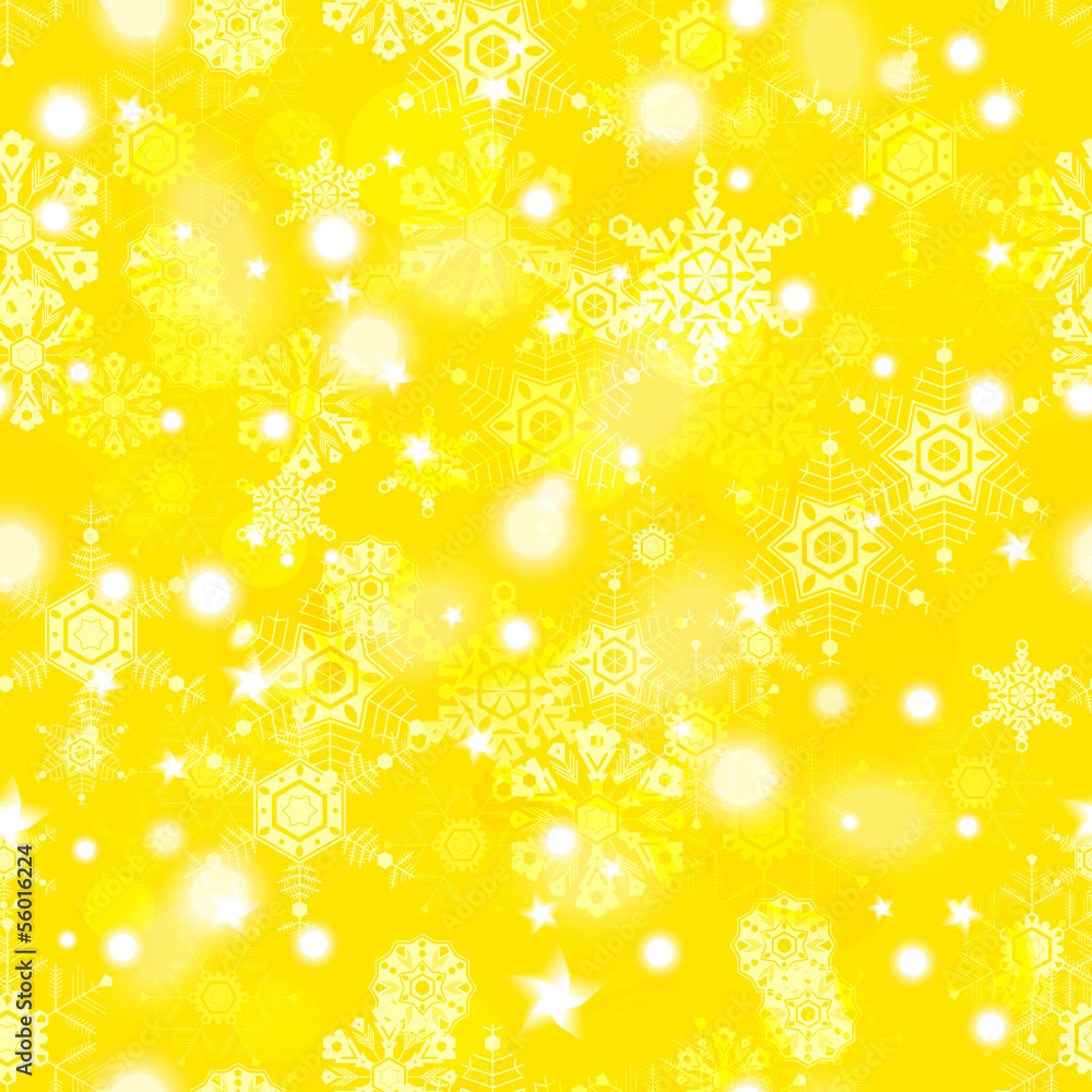 Golden winter seamless pattern with snowflakes. Eps10 Golden winter seamless pattern with snowflakes. Eps10
