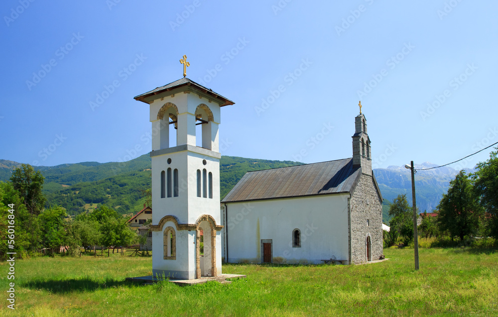Catholic church in Gusinje, Montenegro
