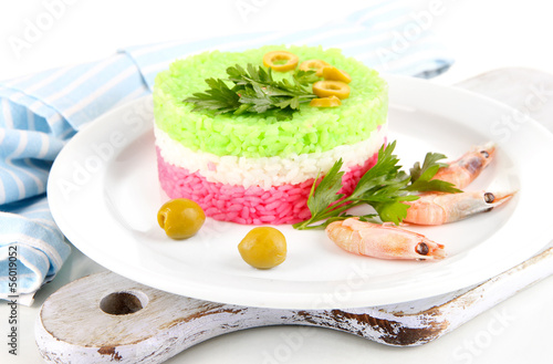 Colored rice