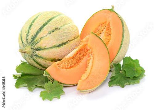 Fotografia Blätter, Melone