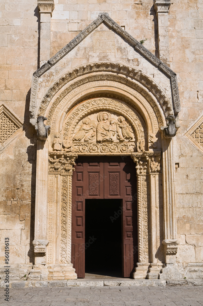 Fototapeta premium Church of St. Maria Maggiore. Monte Sant'Angelo. Puglia. Italy.