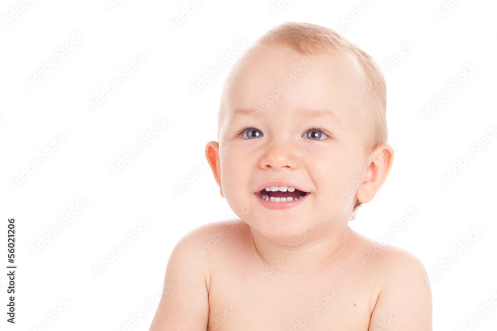 Portrait of happy little baby boy Portrait of happy little baby boy