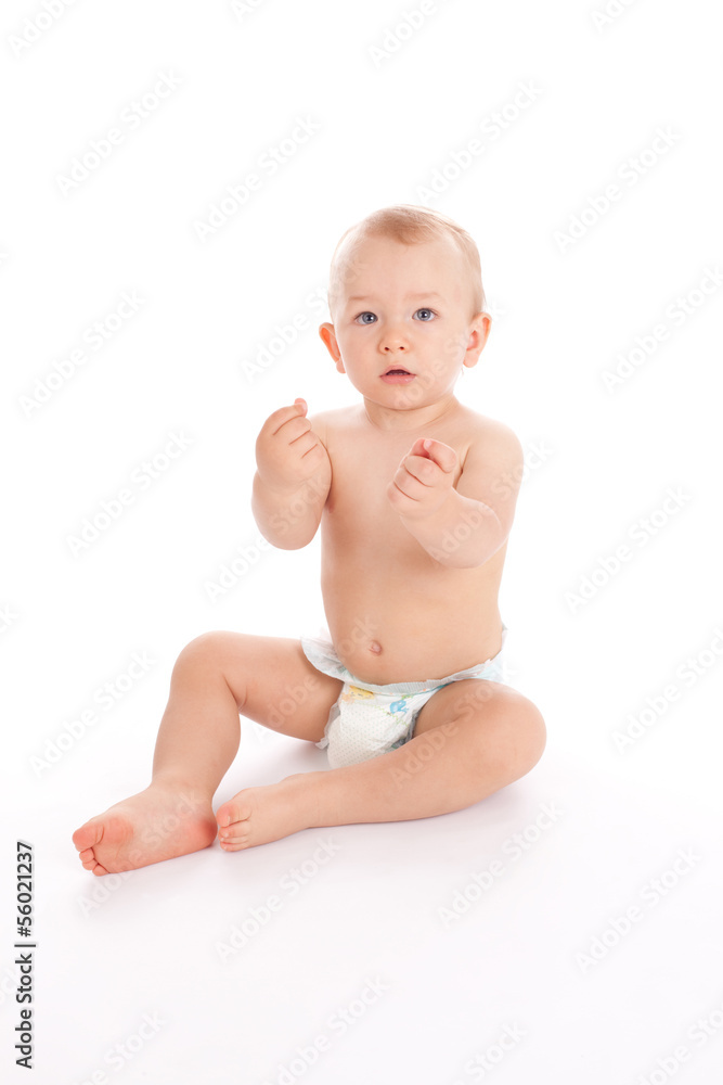 Portrait of sweet little baby boy Portrait of sweet little baby boy