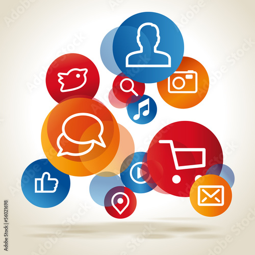 Internet Icons Social Media