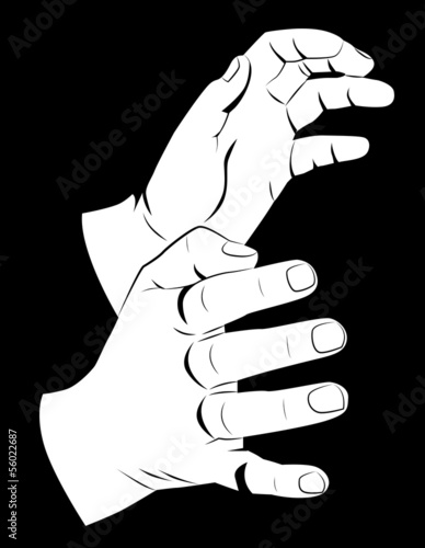 two hands