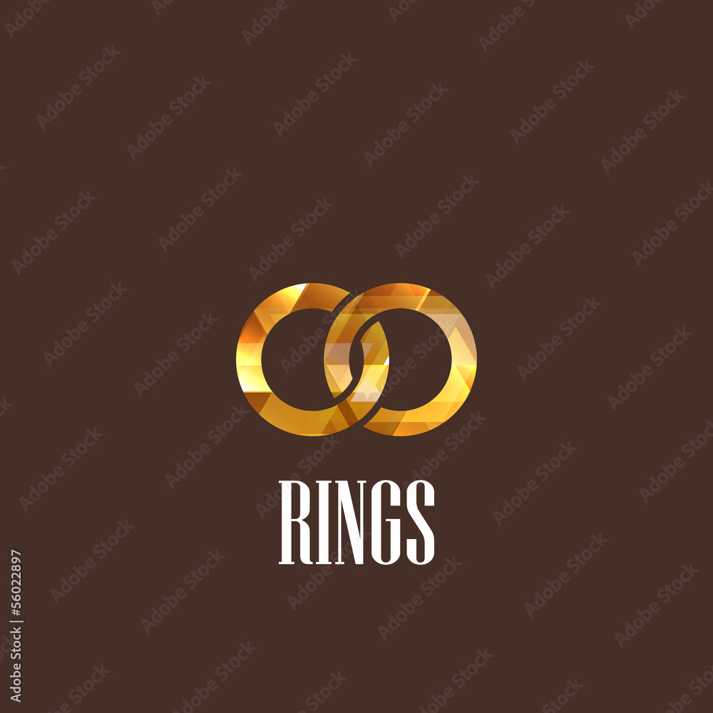 illustration with diamond rings icon illustration with diamond rings icon