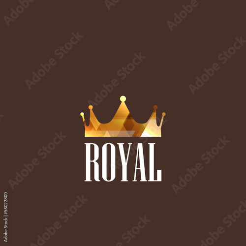 illustration with a diamond crown