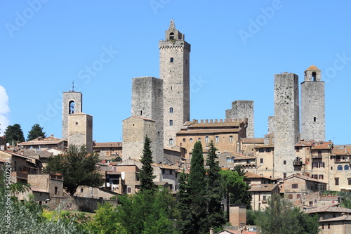 San Gimignano in Tuscany  Italy