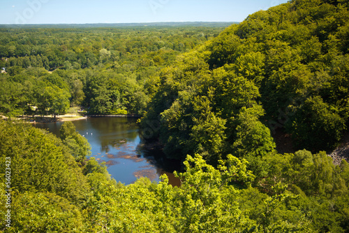 beautiful nature of Soderasen National Park, Skane, Sweden