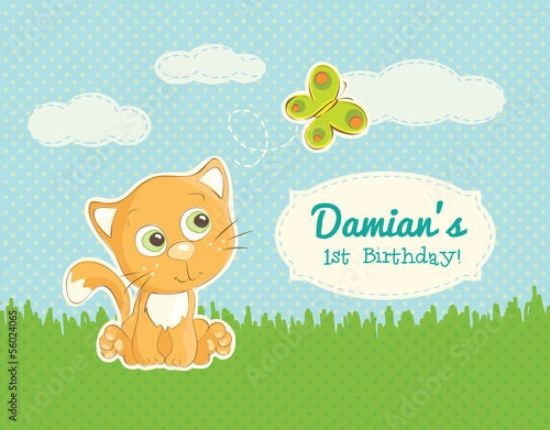 Birthday Kitten