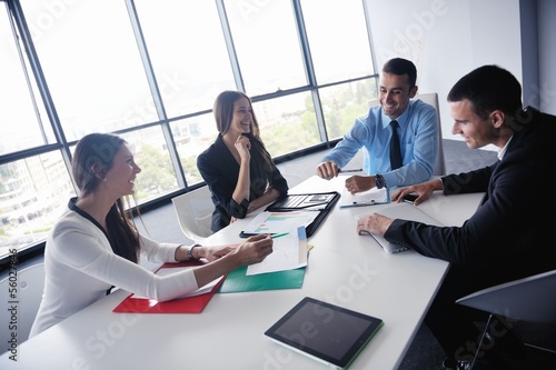 Photos business people in a meeting at office