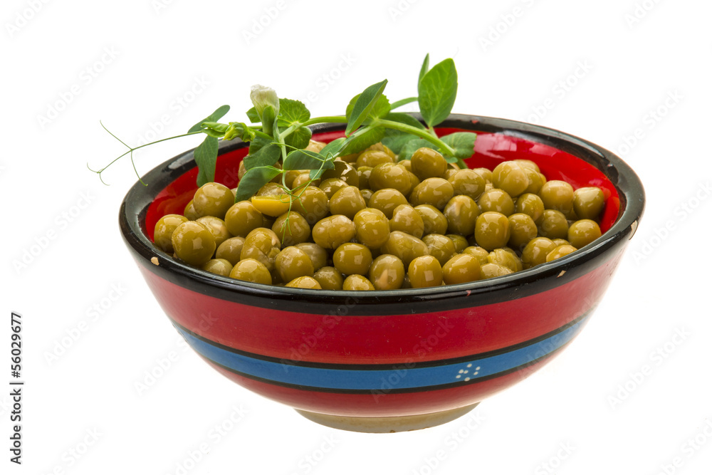 Marinated green peas Marinated green peas