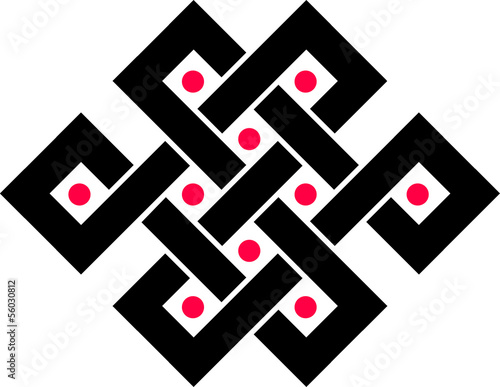 Endlos Knoten, Tibet, endless knot, Buddhismus
