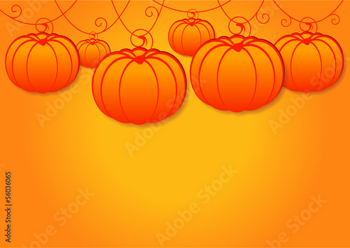 Halloween - frise citrouille