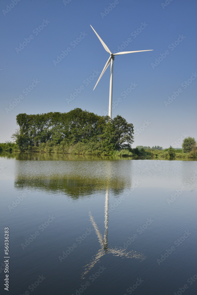 modern windmill