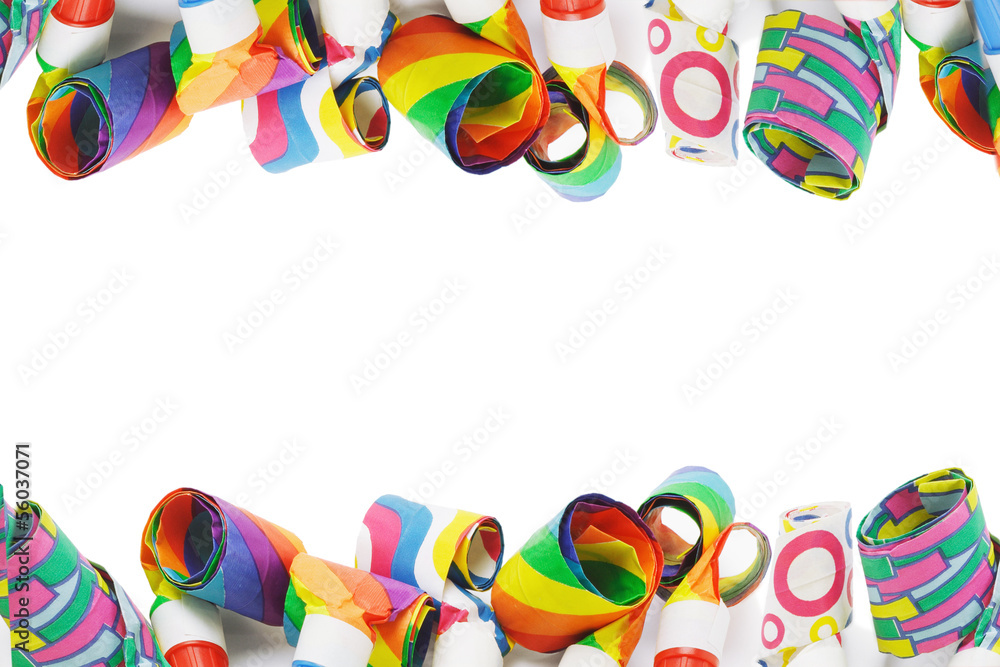 Assorted Party Blowers Border