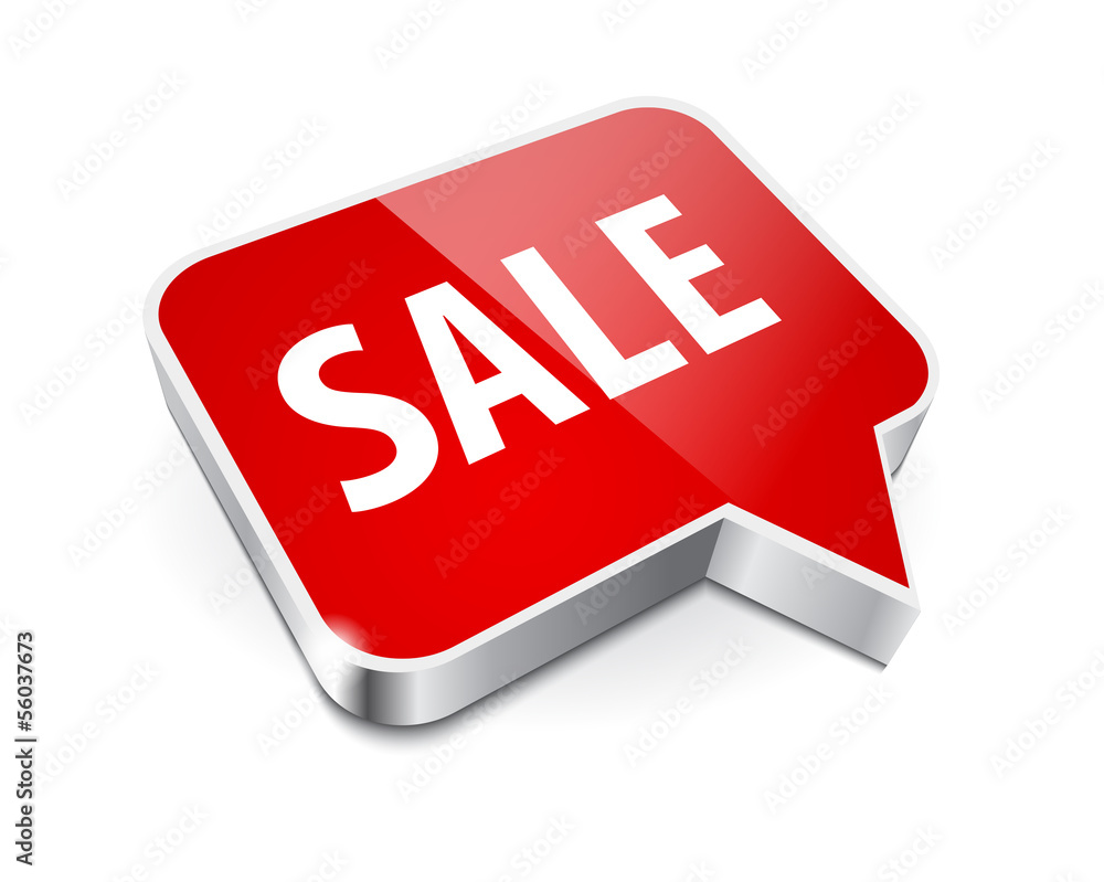 Sale metallic button