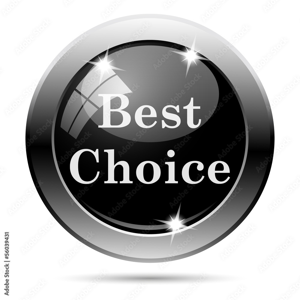 Metallic black glossy icon