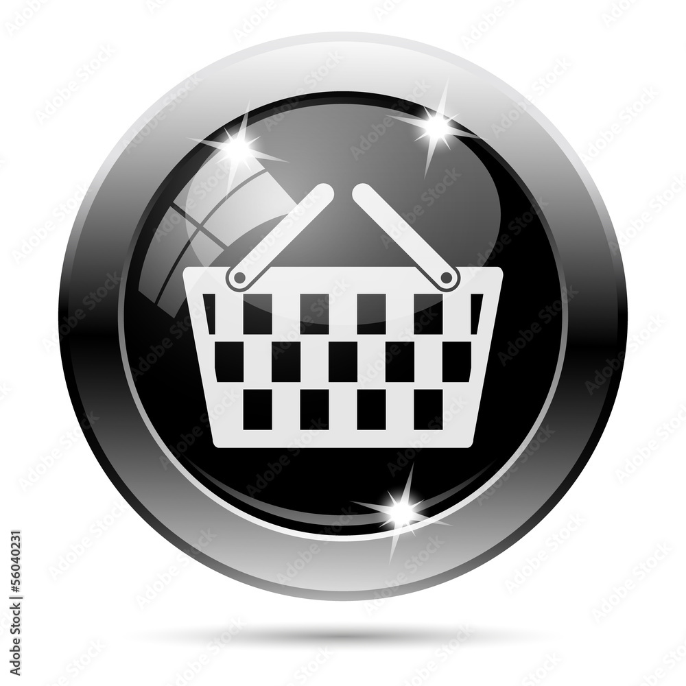 Metallic black glossy icon Metallic black glossy icon