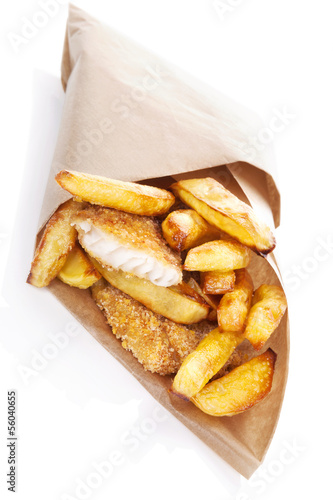 Fish and chips.