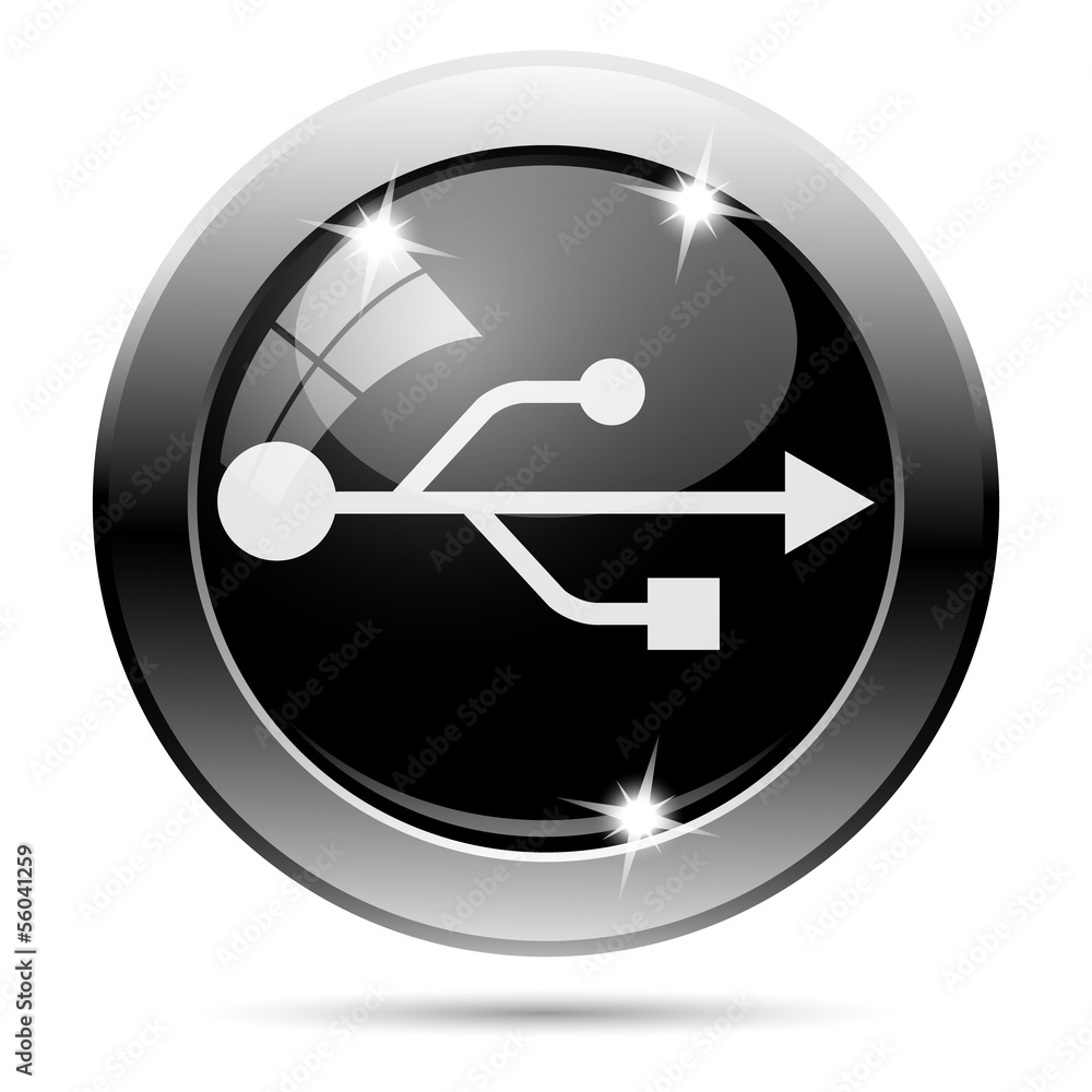 Metallic black glossy icon Metallic black glossy icon