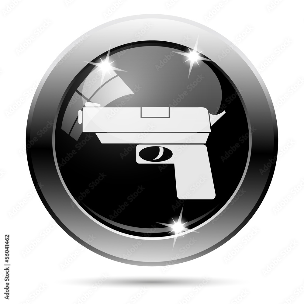 Metallic black glossy icon Metallic black glossy icon