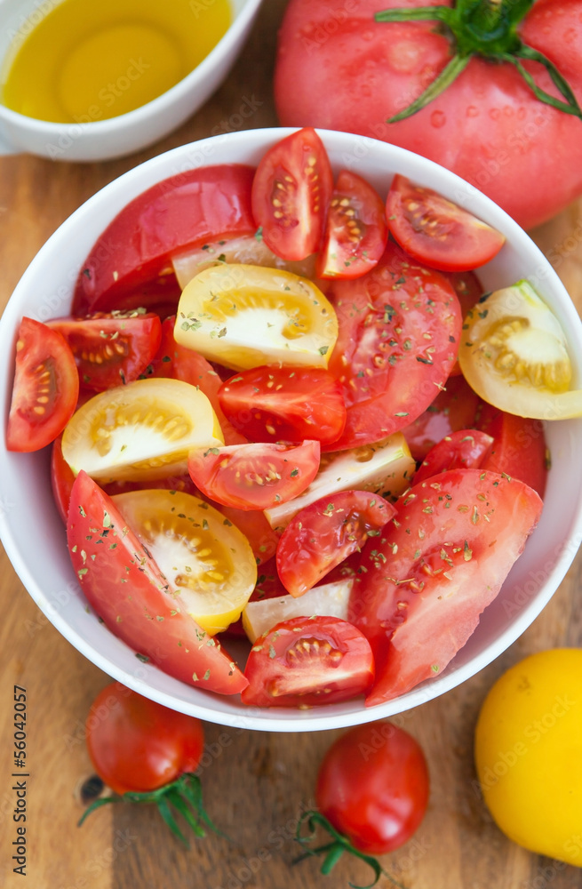 Assorted tomato salad Assorted tomato salad