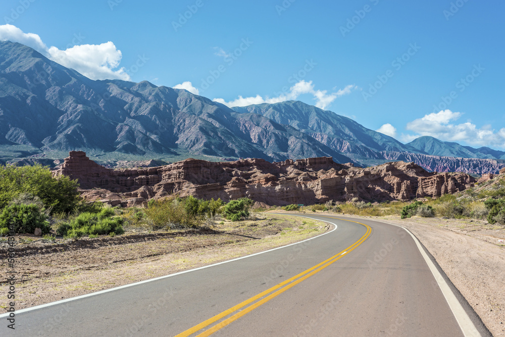 Naklejka premium Quebrada de las Conchas, Salta, northern Argentina