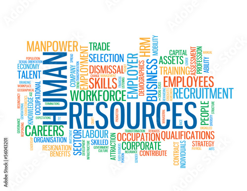 "HUMAN RESOURCES" Tag Cloud (administration teamwork management)