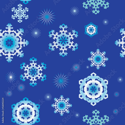 Wallpaper Mural Seamless backgrounds with snowflakes Torontodigital.ca