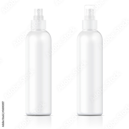 White sprayer bottle template.