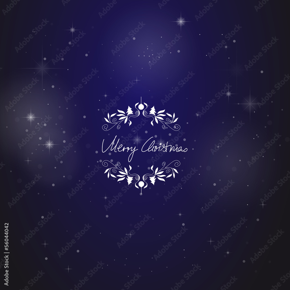 Weihnachtskarte Universum Weihnachtskarte Universum