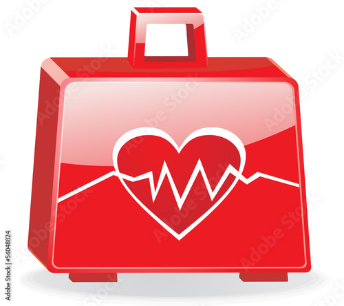 first aik kit with cardiogram