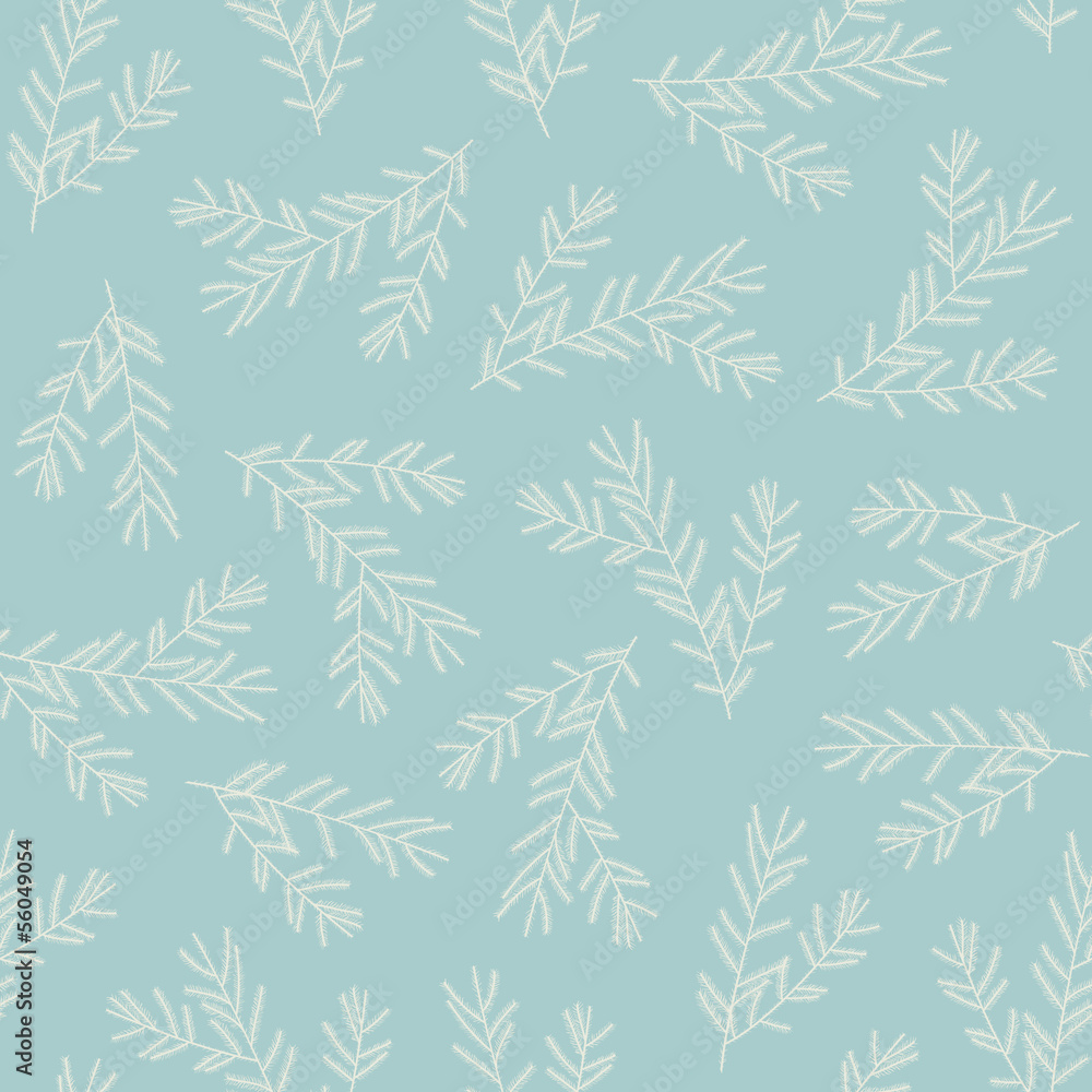 Seamless pattern with fir branches Seamless pattern with fir branches