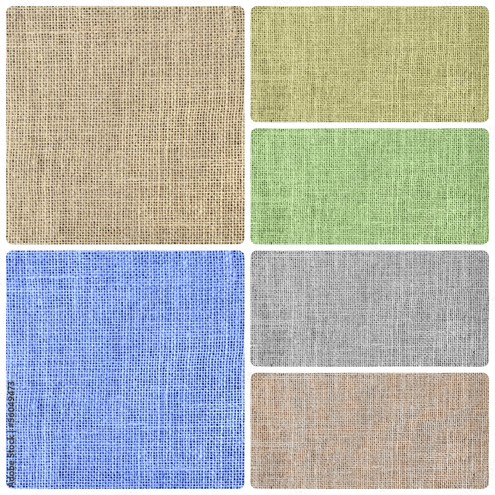 Fototapeta premium Burlap textil texture backgrounds