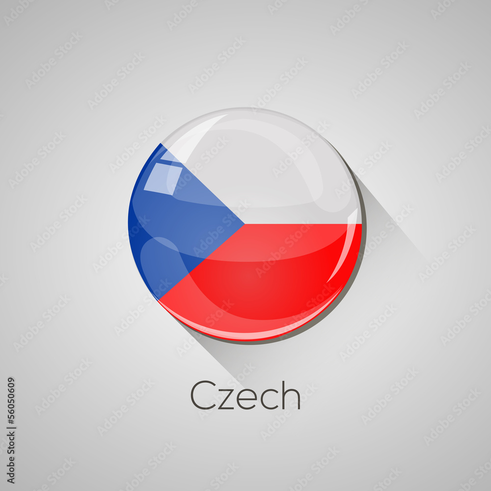 European Flags set (detailed glossy button with long shadow) European Flags set (detailed glossy button with long shadow)