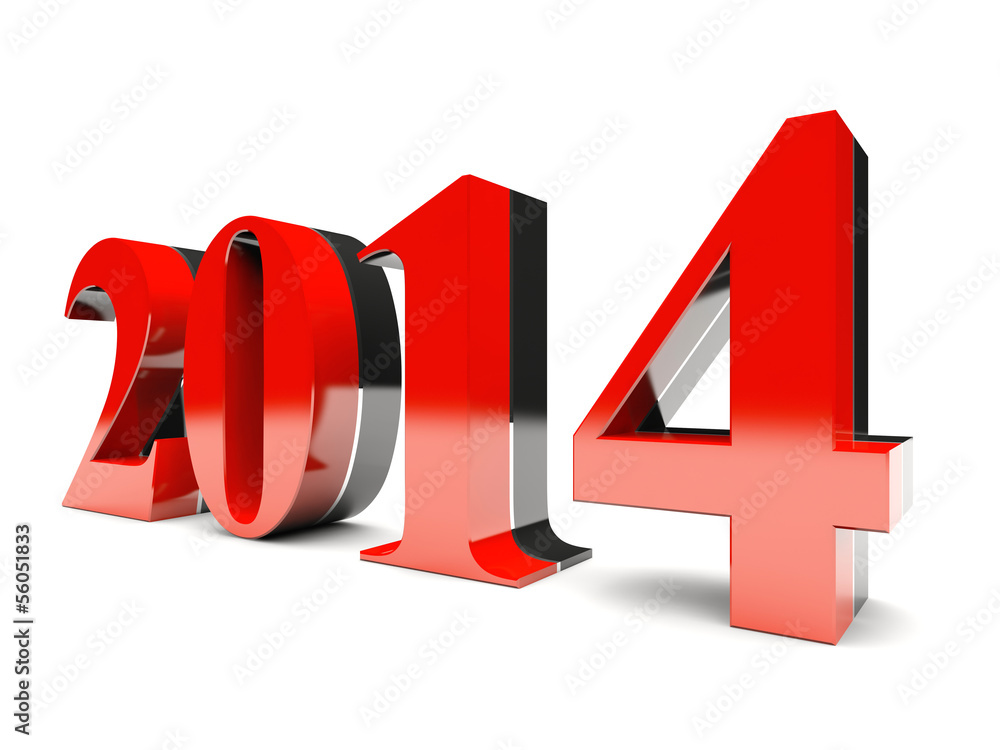 Happy New Year 2014 red glossy calendar background Happy New Year 2014 red glossy calendar background