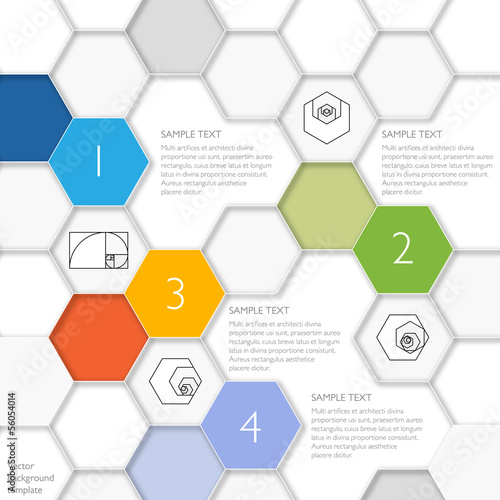 Honeycomb Structure Background 5 #Vector Template