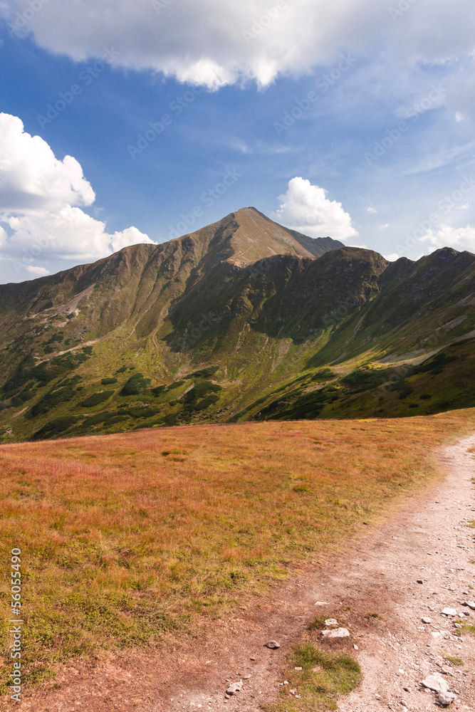 High mountain in Poland. National Park - Tatras.